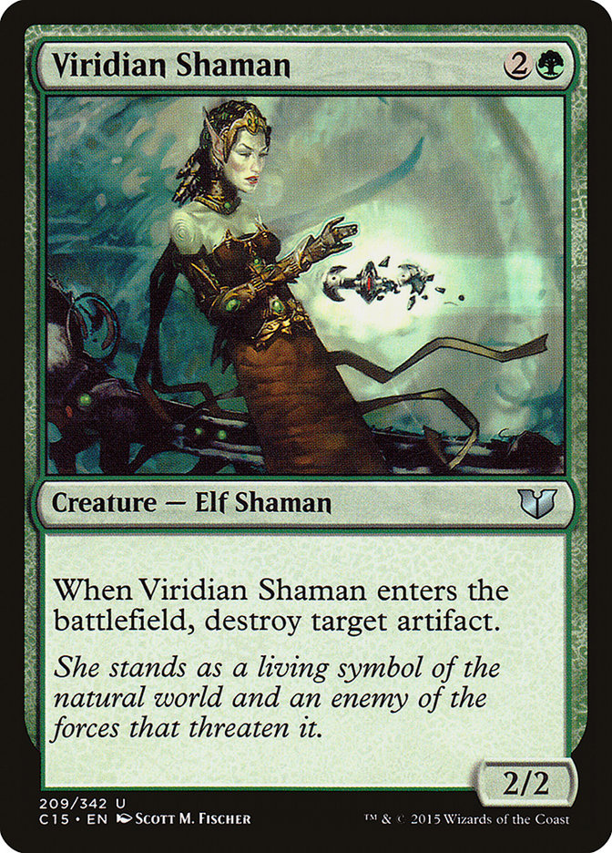 Viridian Shaman [Commander 2015] | Total Play