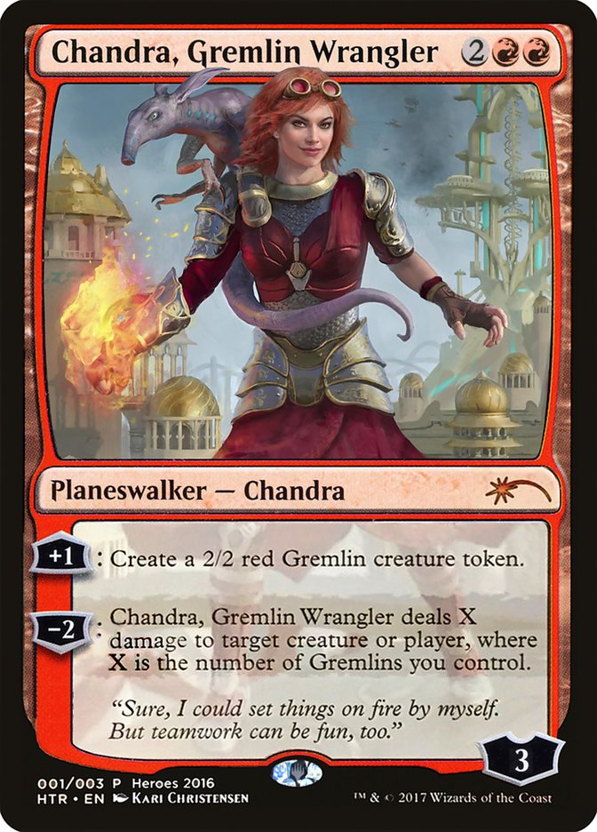 Chandra, Gremlin Wrangler [Heroes of the Realm] | Total Play