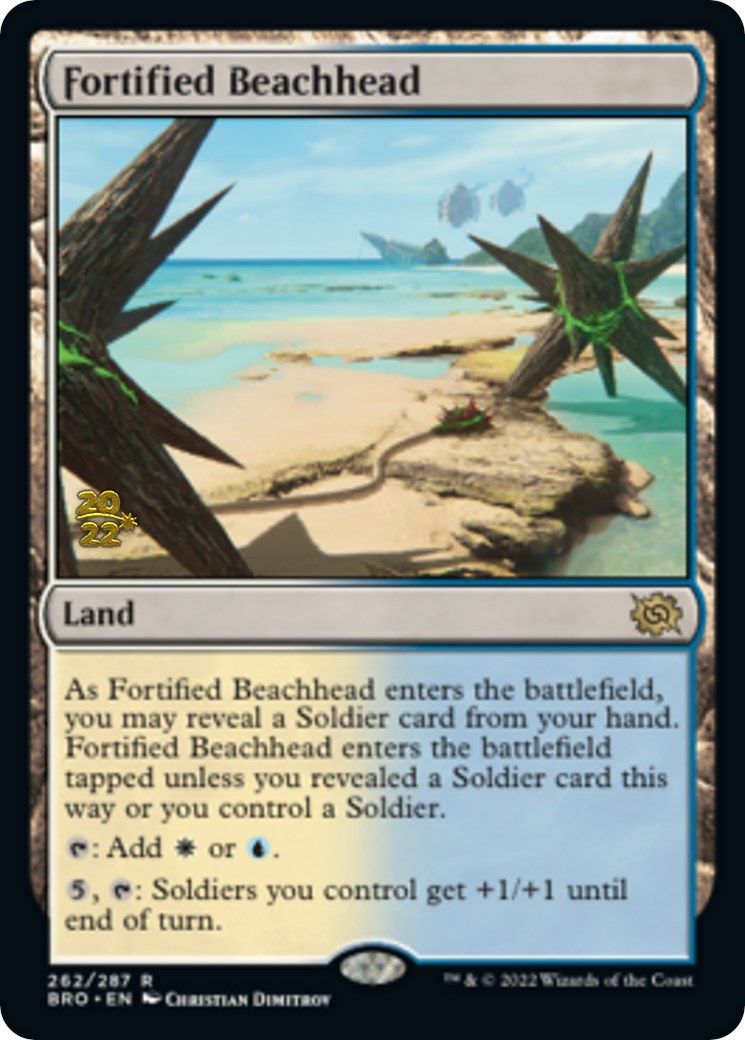 Fortified Beachhead [The Brothers' War Prerelease Promos] | Total Play