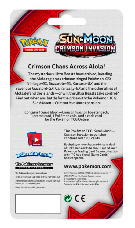 Sun & Moon: Crimson Invasion - Single Pack Blister (Dhelmise) | Total Play