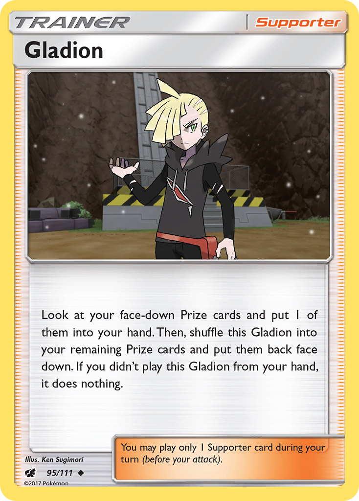 Gladion (95/111) [Sun & Moon: Crimson Invasion] | Total Play