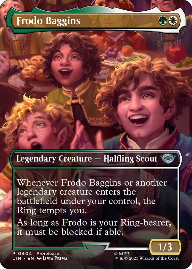 Frodo Baggins (Borderless Alternate Art) [The Lord of the Rings: Tales of Middle-Earth] | Total Play