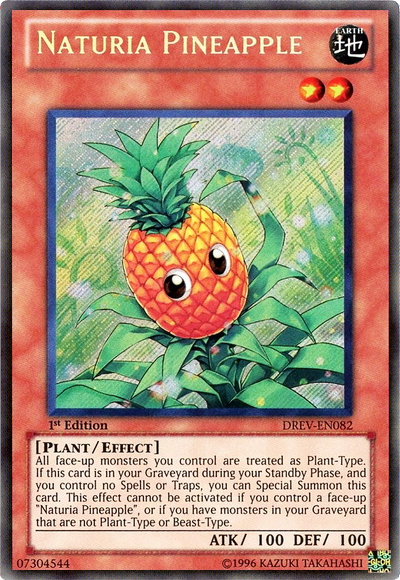 Naturia Pineapple [DREV-EN082] Secret Rare | Total Play