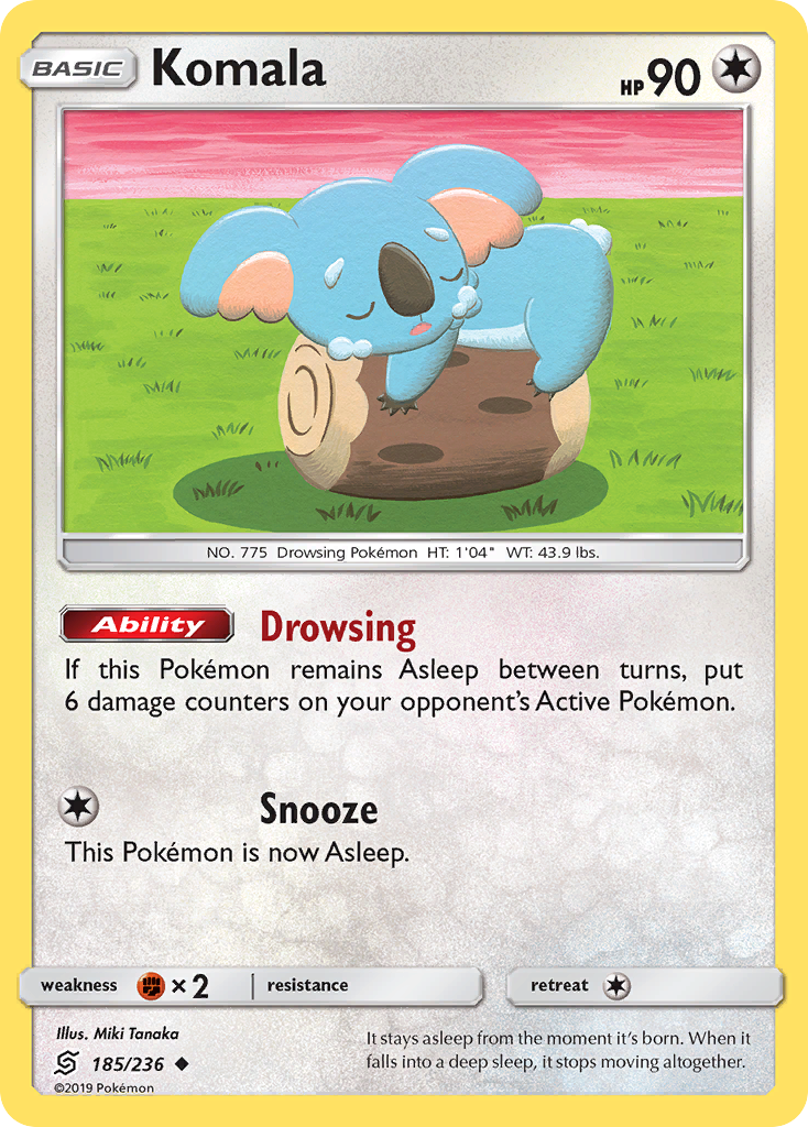 Komala (185/236) [Sun & Moon: Unified Minds] | Total Play