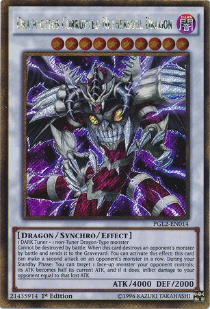 Dragocytos Corrupted Nethersoul Dragon [PGL2-EN014] Gold Secret Rare | Total Play