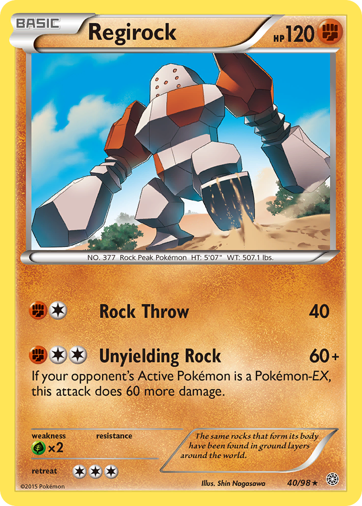 Regirock (40/98) [XY: Ancient Origins] | Total Play