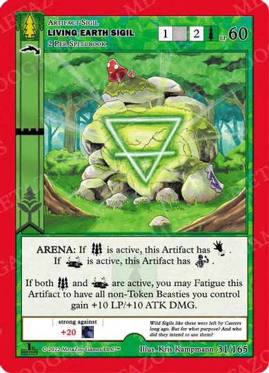 Living Earth Sigil [Cryptid Nation: Wilderness] | Total Play