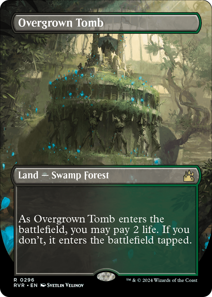 Overgrown Tomb (Borderless) [Ravnica Remastered] | Total Play