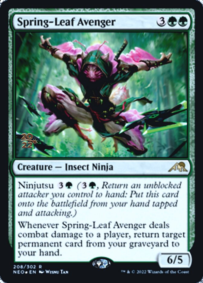 Spring-Leaf Avenger [Kamigawa: Neon Dynasty Prerelease Promos] | Total Play