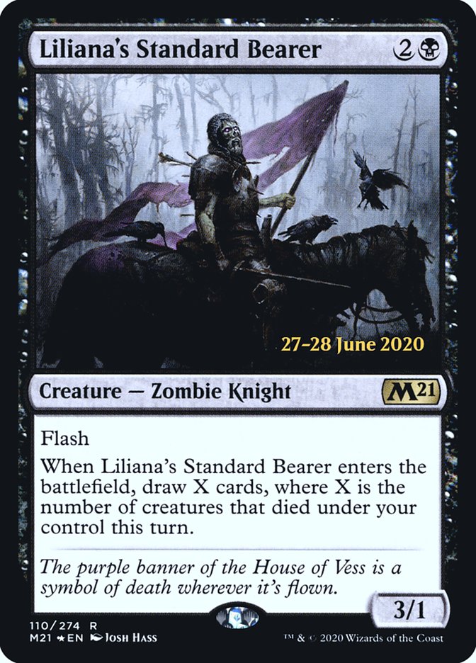 Liliana's Standard Bearer [Core Set 2021 Prerelease Promos] | Total Play