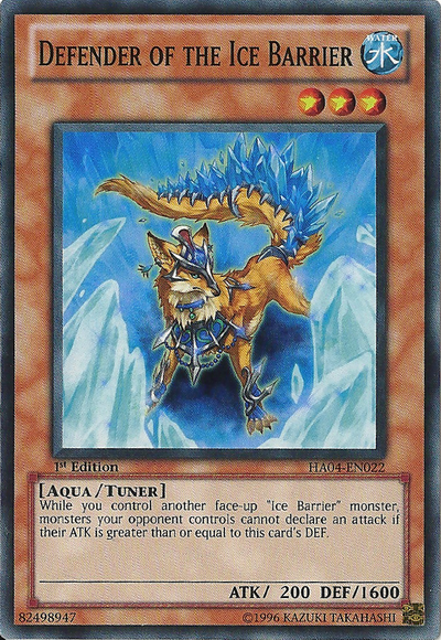 Defender of the Ice Barrier [HA04-EN022] Super Rare | Total Play