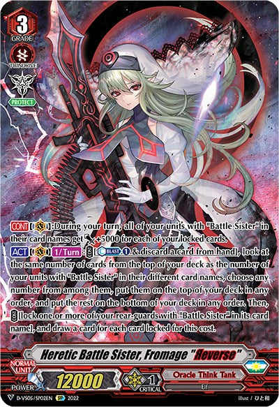 Heretic Battle Sister, Fromage "Reverse" (D-VS05/SP02EN) [V Clan Collection Vol.5] | Total Play