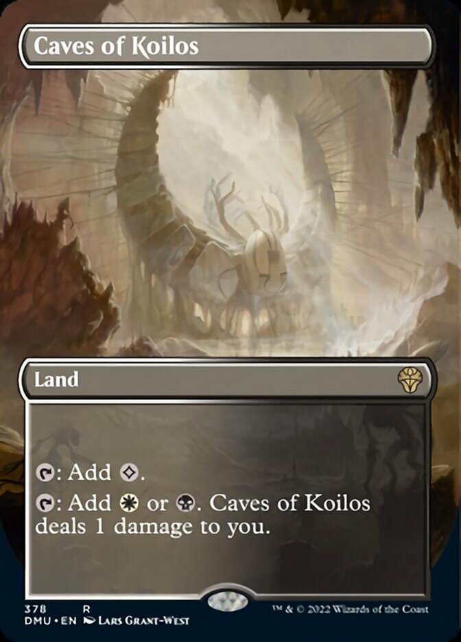 Caves of Koilos (Borderless Alternate Art) [Dominaria United] | Total Play