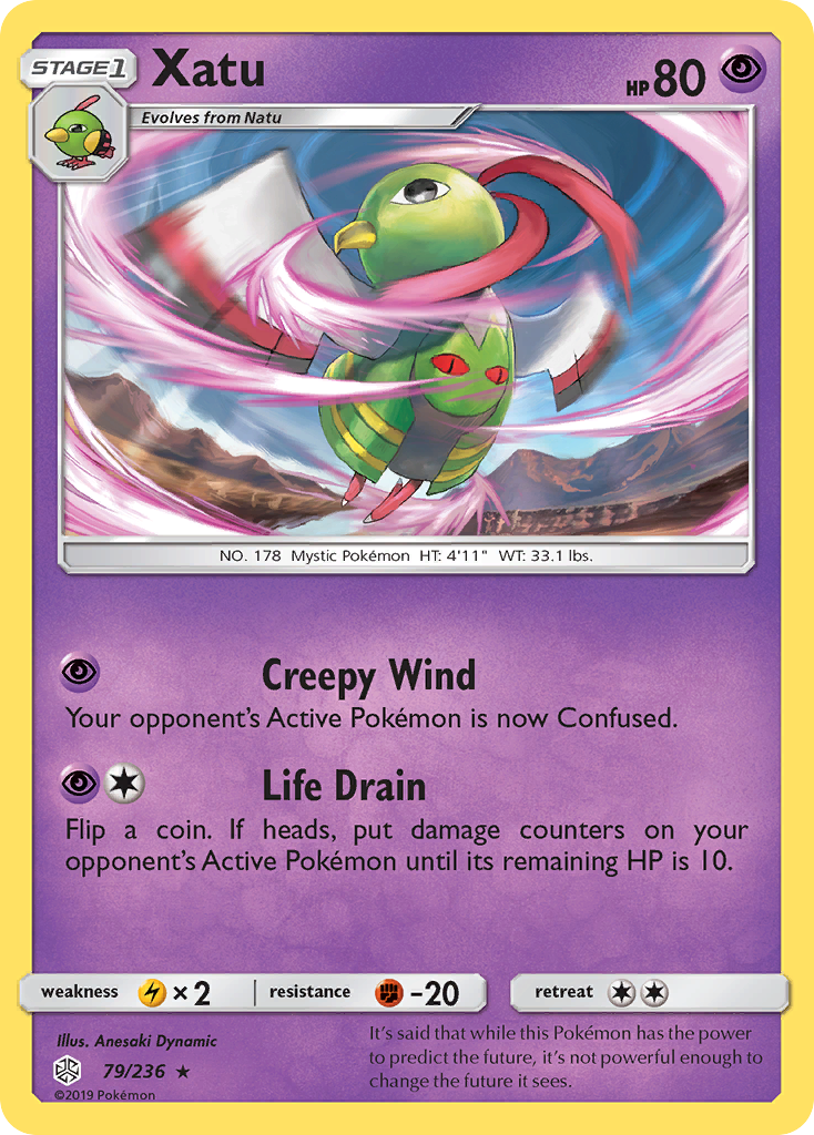 Xatu (79/236) [Sun & Moon: Cosmic Eclipse] | Total Play