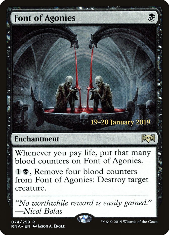 Font of Agonies [Ravnica Allegiance Prerelease Promos] | Total Play