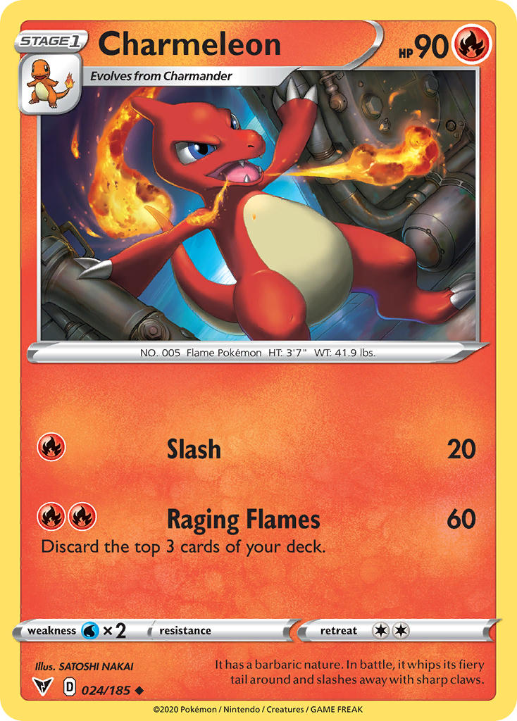 Charmeleon (024/185) [Sword & Shield: Vivid Voltage] | Total Play