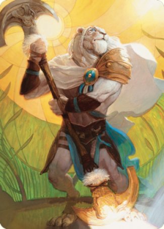 Ajani, Sleeper Agent Art Card [Dominaria United Art Series] | Total Play