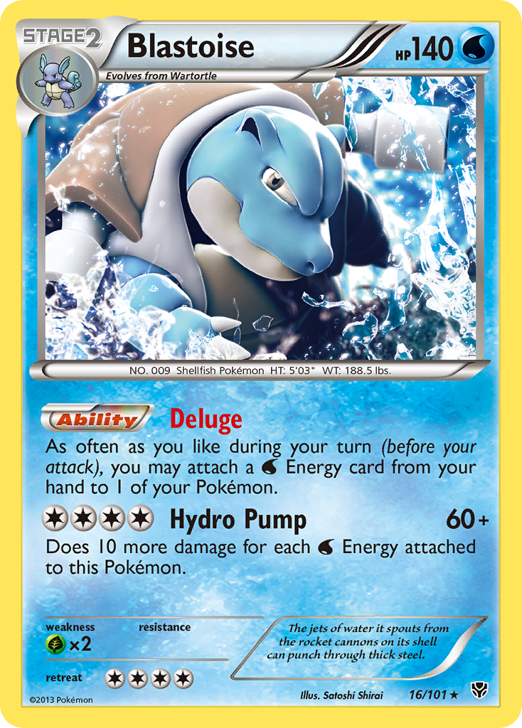 Blastoise (16/101) [Black & White: Plasma Blast] | Total Play