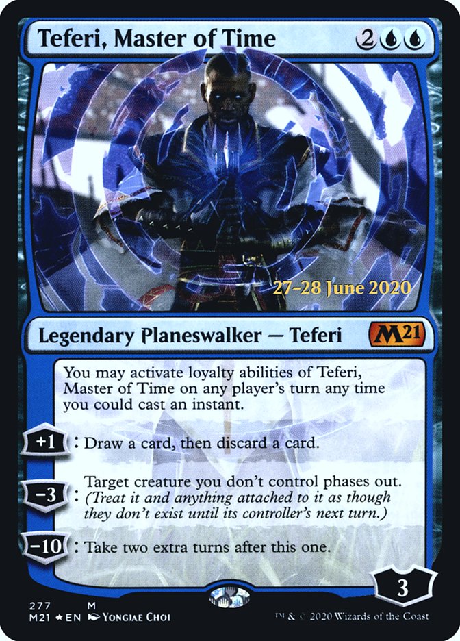 Teferi, Master of Time (277) [Core Set 2021 Prerelease Promos] | Total Play