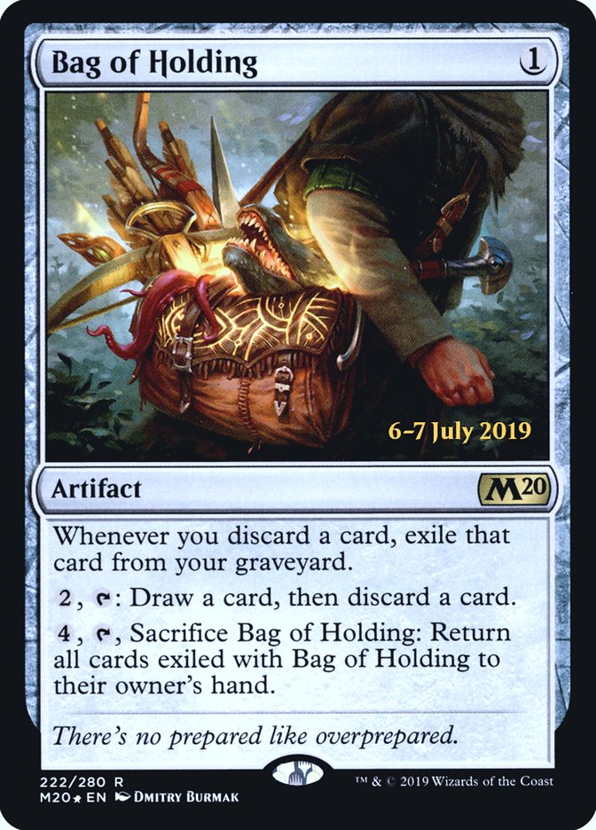 Bag of Holding [Core Set 2020 Prerelease Promos] | Total Play