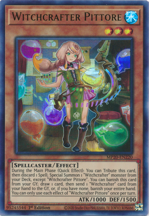 Witchcrafter Pittore [MP20-EN220] Ultra Rare | Total Play