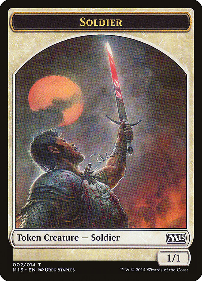 Soldier Token [Magic 2015 Tokens] | Total Play