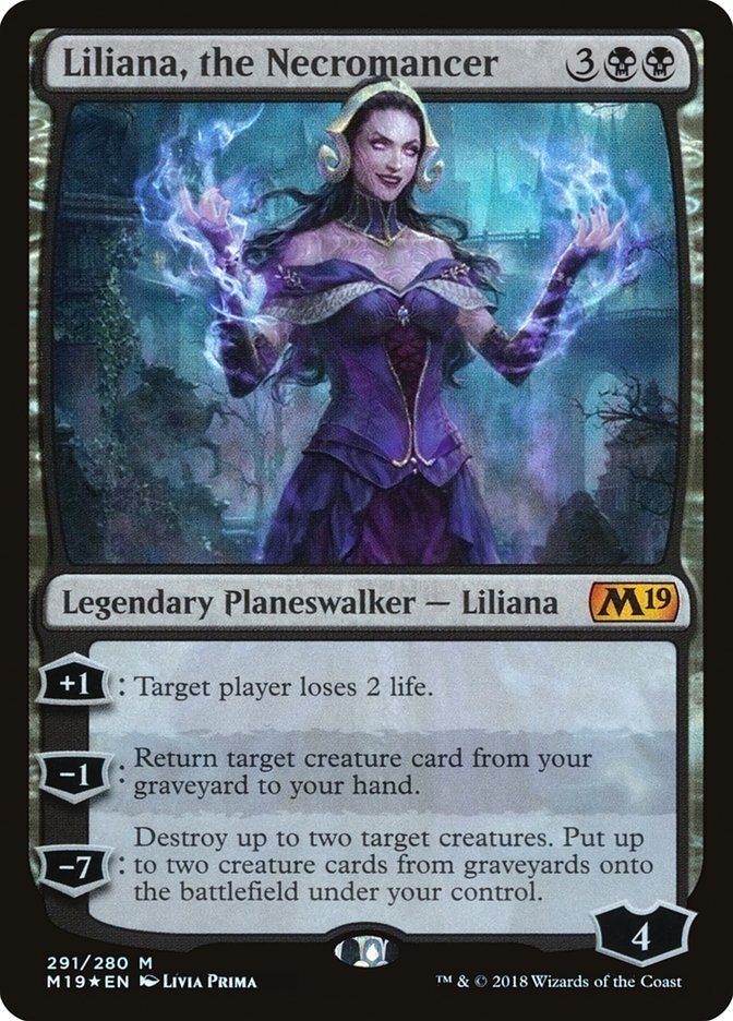 Liliana, the Necromancer [Core Set 2019] | Total Play