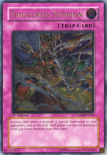 Triggered Summon [FOTB-EN046] Ultimate Rare | Total Play