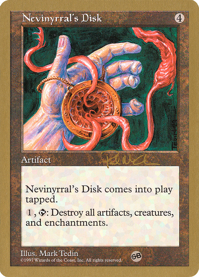 Nevinyrral's Disk (Paul McCabe) (SB) [World Championship Decks 1997] | Total Play