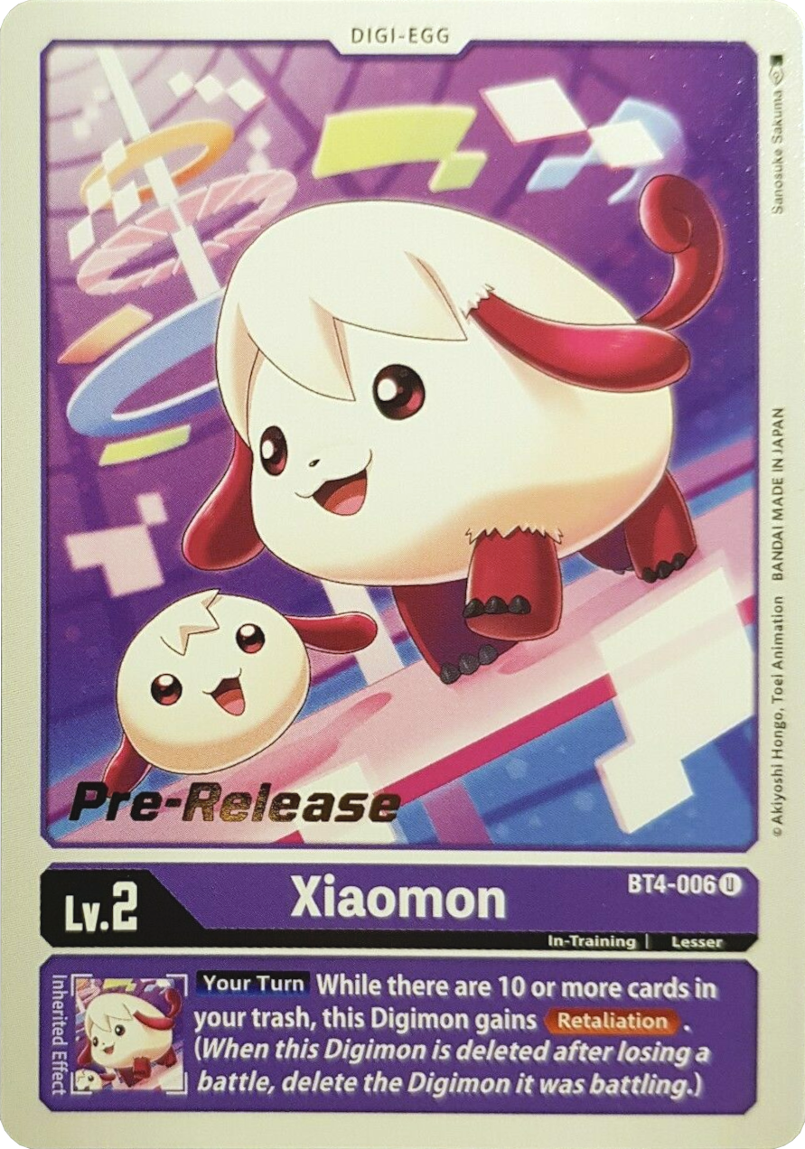 Xiaomon [BT4-006] [Great Legend Pre-Release Promos] | Total Play