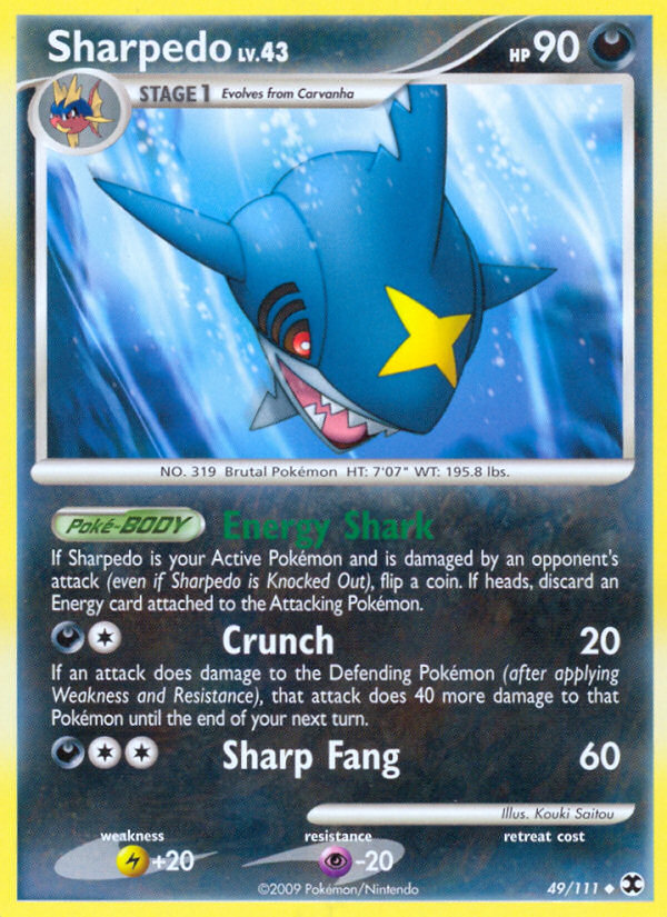 Sharpedo (49/111) [Platinum: Rising Rivals] | Total Play