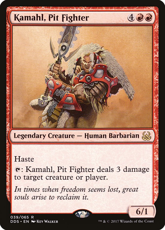 Kamahl, Pit Fighter [Duel Decks: Mind vs. Might] | Total Play