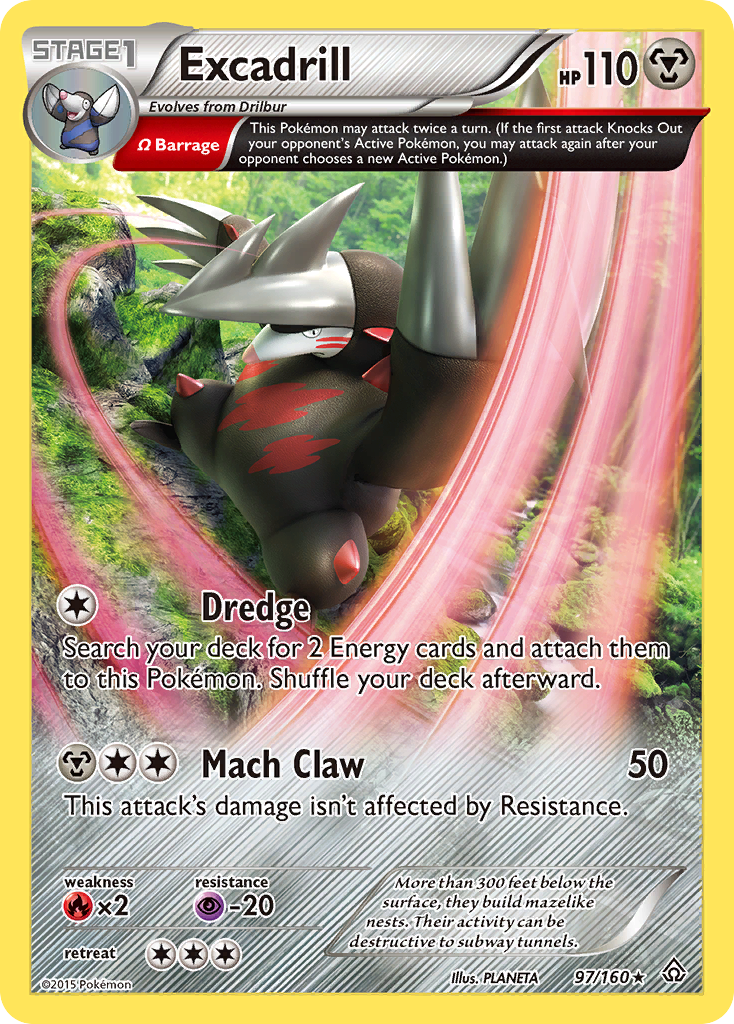 Excadrill (97/160) [XY: Primal Clash] | Total Play