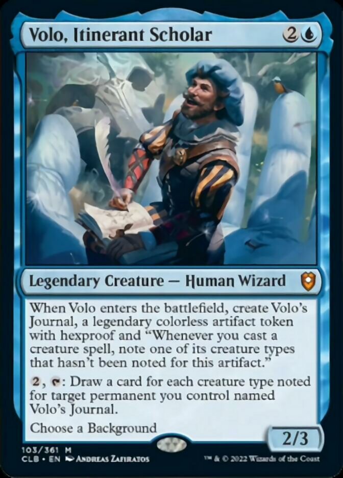 Volo, Itinerant Scholar [Commander Legends: Battle for Baldur's Gate] | Total Play