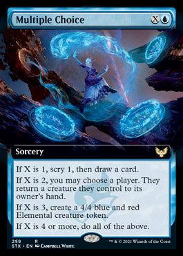 Multiple Choice (Extended Art) [Strixhaven: School of Mages] | Total Play