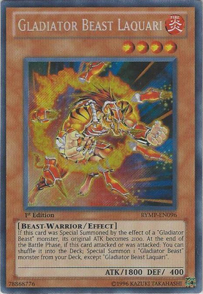 Gladiator Beast Laquari [RYMP-EN096] Secret Rare | Total Play