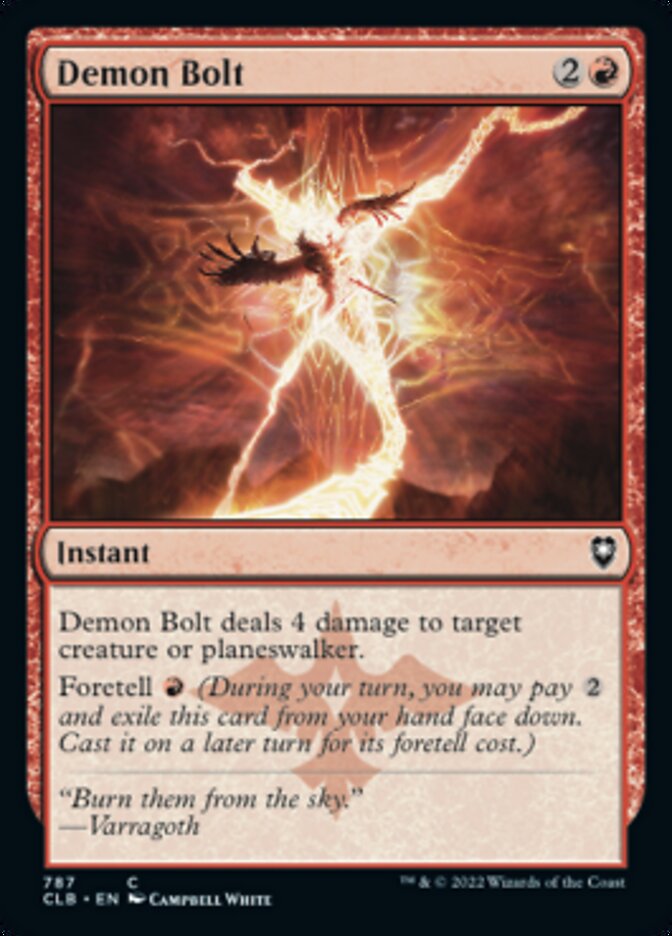 Demon Bolt [Commander Legends: Battle for Baldur's Gate] | Total Play