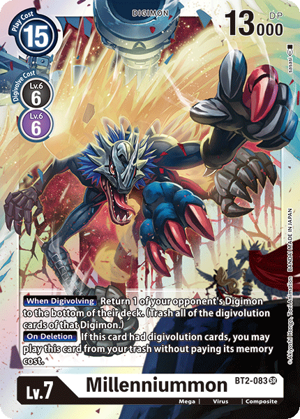 Millenniummon [BT2-083] [Release Special Booster Ver.1.0] | Total Play