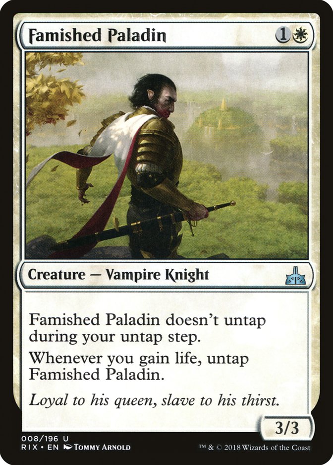 Famished Paladin [Rivals of Ixalan] | Total Play