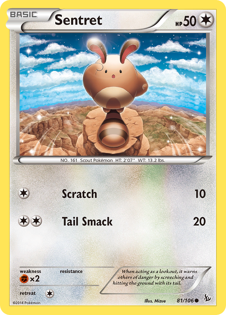 Sentret (81/106) [XY: Flashfire] | Total Play