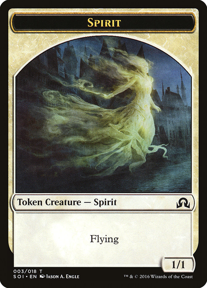 Spirit Token [Shadows over Innistrad Tokens] | Total Play