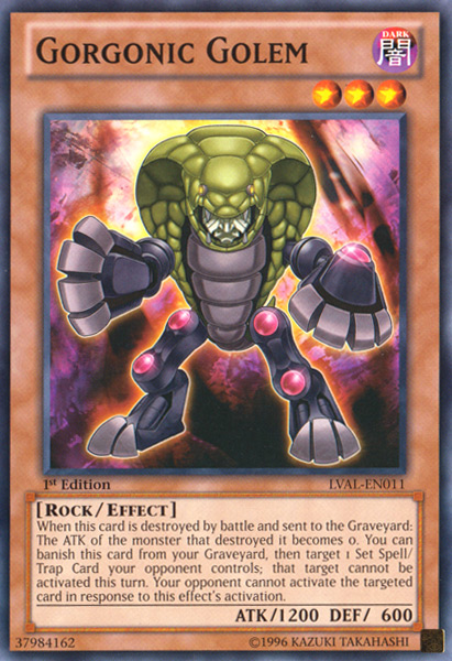 Gorgonic Golem [LVAL-EN011] Common | Total Play