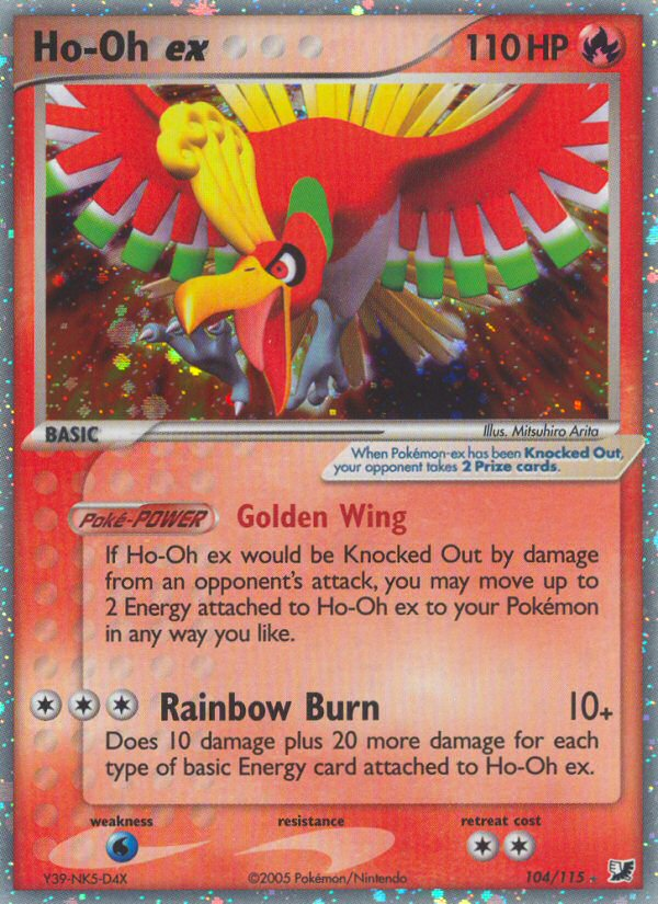 Ho-Oh ex (104/115) [EX: Unseen Forces] | Total Play