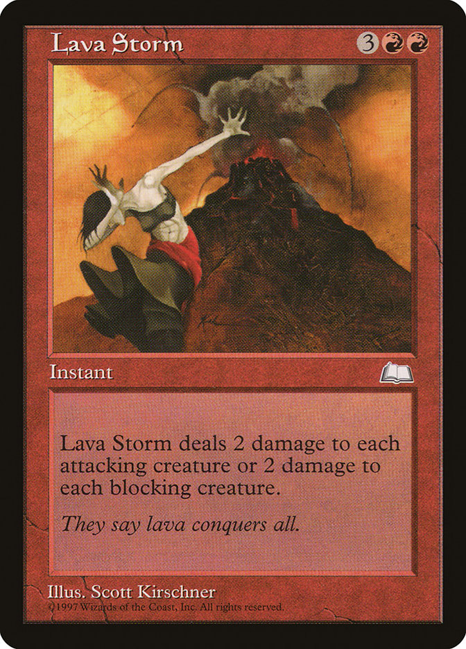 Lava Storm [Weatherlight] | Total Play