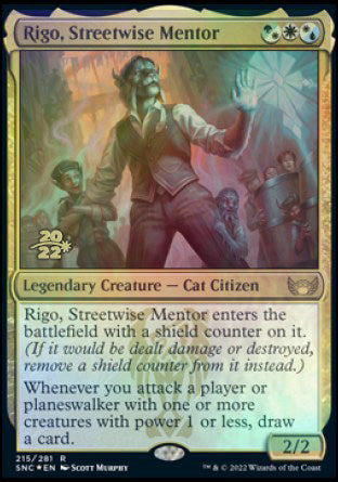 Rigo, Streetwise Mentor [Streets of New Capenna Prerelease Promos] | Total Play