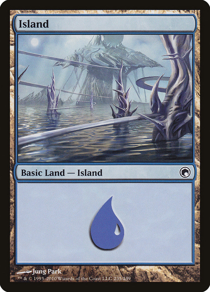 Island (235) [Scars of Mirrodin] | Total Play