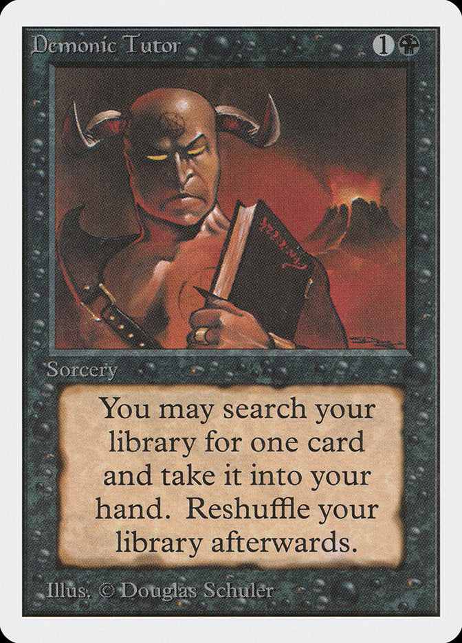 Demonic Tutor [Unlimited Edition] | Total Play