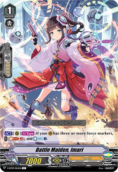 Battle Maiden, Imari (V-BT07/054EN) [Infinideity Cradle] | Total Play