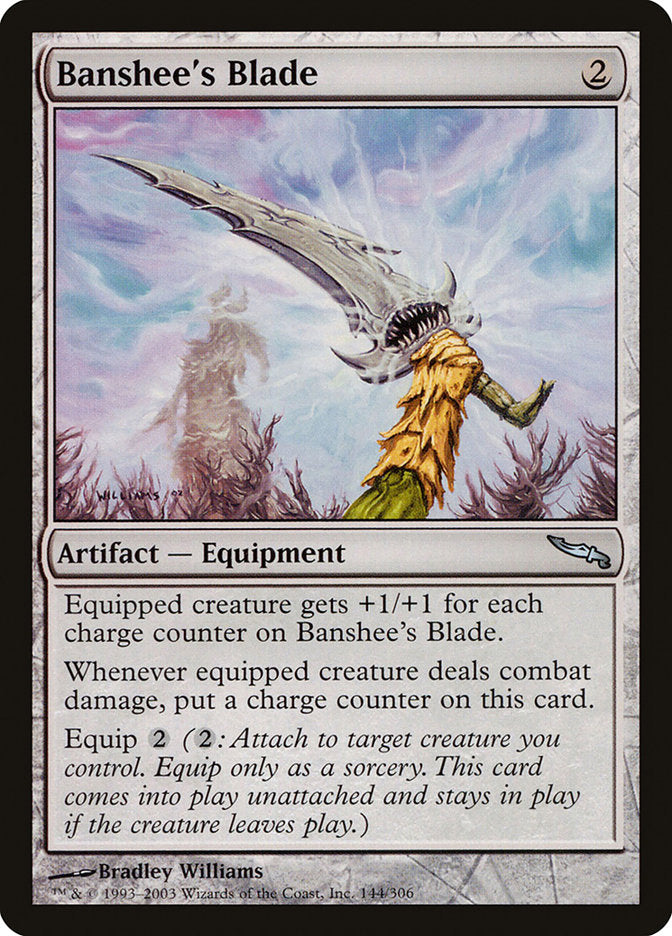 Banshee's Blade [Mirrodin] | Total Play