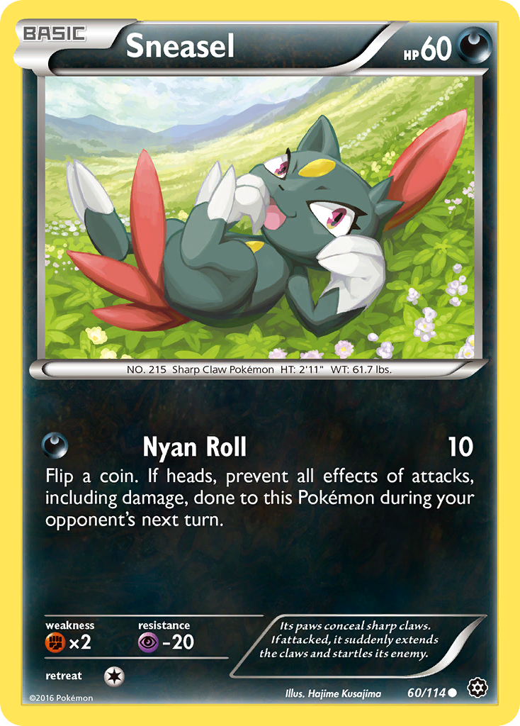 Sneasel (60/114) [XY: Steam Siege] | Total Play